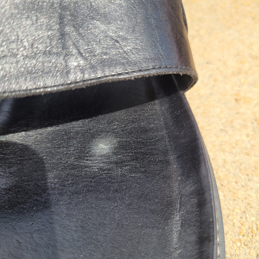 Stuart Weitzman Solstice Black Toe Ring Ankle Str… - image 7